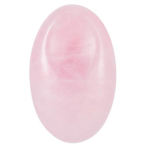 rockcloud Pack of 2 Rose Quartz Crystal Thumb Worry Stone for Anxiety Healing Crystal Pocket Palm Stone Oval Shape rockcloud Pack of 2 Rose Quartz Crystal Thumb Worry Stone for Anxiety Healing Crystal Pocket Palm Stone Oval Shape