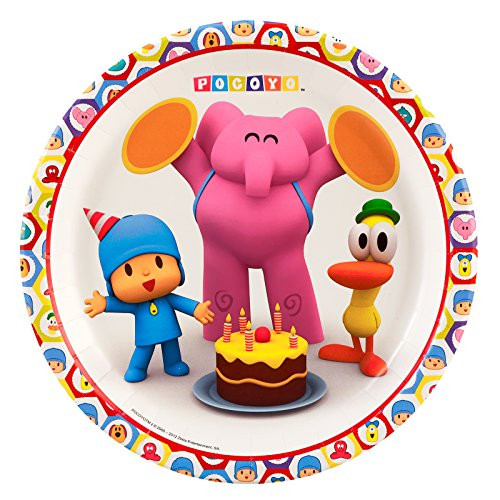 BirthdayExpress Pocoyo Party Supplies - Dinner Plates (8)