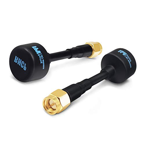 HRB Super Mini FPV Antenna 5.8G 2.3dBi SMA Male RHCP FPV Antenna Compatible Transmitter for RC Drone FPV Quadcopeter Multicopter TX RX SMA
