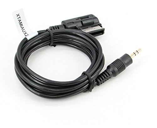 Xtenzi Extra Long 2 Meter MDI AMI MMI Cable Adapter Connect iPod iPhone Mini 3.5mm to Audi A4 A5 S5 A6 A8 Q7   Vw Jetta GTI GLI Jetta Passat Cc Tiguan Touareg EOS