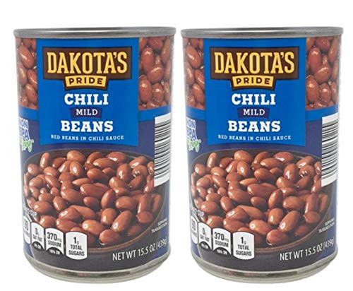 Dakota s Pride Mild Chili Red Beans in Sauce - 2 Cans  15.5 oz