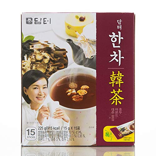 DAMTUH Korea Traditional Herbal Supplement Healthy  inchHan Tea inch single serve 15g x 15 sticks