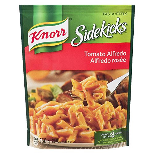 Knorr Sidekicks Tomato Alfredo Pasta Side Dish 150g Imported from Canada Knorr Sidekicks Tomato Alfredo Pasta Side Dish 150g Imported from Canada