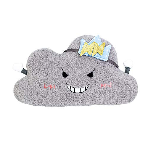 Nooer Plush Soft Cute Dark Cloud Lightning Pillow 16 Inch