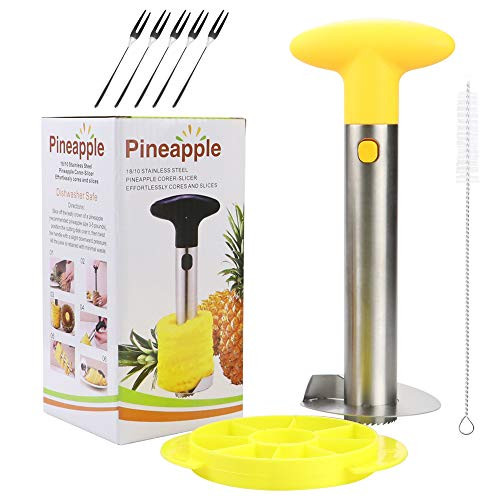 Pineapple slicer Corer  Upgraded  304 Stainless Steel Pineapple Cutter pineapple corer slicer tool for home and kitchen  Pineapple Corer Pineapple slicer Corer  Upgraded  304 Stainless Steel Pineapple Cutter pineapple corer slicer tool for home and kitchen  Pineapple Corer