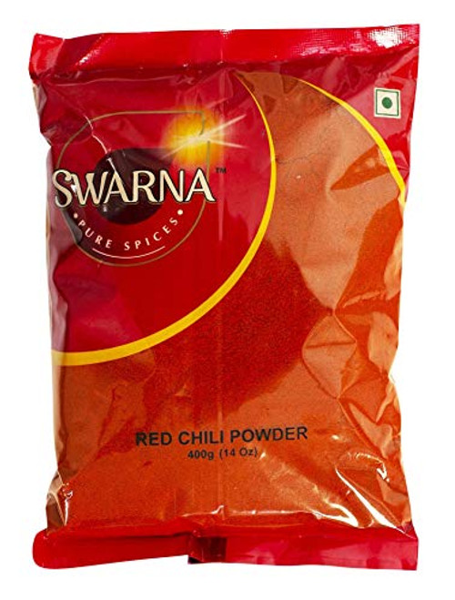 Swarna Pure Spices Kashmiri Chilly Powder Deggi Mirch Lal Mirch Mild Hot No Colors or Salt 14oz 28oz 1.75 lbs Swarna Pure Spices Kashmiri Chilly Powder Deggi Mirch Lal Mirch Mild Hot No Colors or Salt 14oz 28oz 1.75 lbs