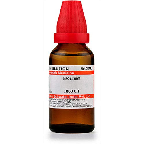 Willmar Schwabe Homeopathy Psorinum  30 ML   Select Potency  by Exportmall  1000 CH  1 M