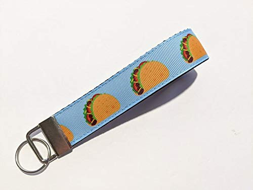 Taco Tuesday Mexican Food Handmade Wristlet Keychain Taco Tuesday Mexican Food Handmade Wristlet Keychain
