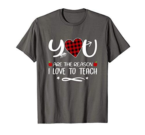 You Are The Reason I Love To Teach Funny Valentines Day T-Shirt