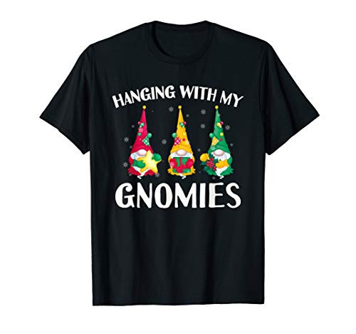 Hanging With My Gnomies Funny Christmas Yard Garden Gnome T-Shirt Hanging With My Gnomies Funny Christmas Yard Garden Gnome T-Shirt