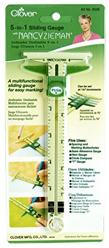 Clover 9506 5 In 1 Sliding Gauge with Nancy Zieman