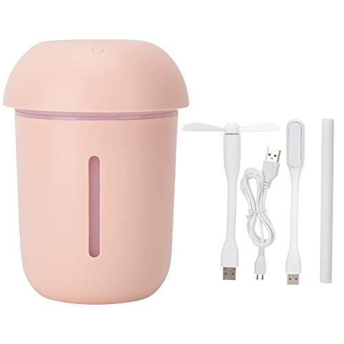 yangsense Mist Maker Practical Aroma Oil Diffuser 3 Colors Negative Ion for Office Home Mushroom humidifier Pink