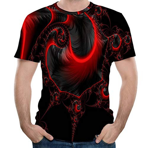 Shirt for Men 3D Printed Short Sleeve Crew Neck Shirt Casual Top Loose Blouse Tee Shirt for Men 3D Printed Short Sleeve Crew Neck Shirt Casual Top Loose Blouse Tee