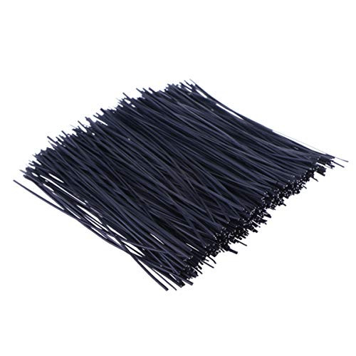 YARNOW 500pcs 15cm Plastic Twist Ties Reusable Plastic Twist Ties Cable Organizer Ties for Candy Bags Cables Wires Garden Plant