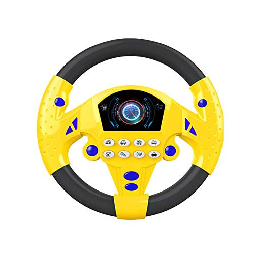 Electronic Steering Wheel Toy Sound Toy - Simulated Roadster Racers - Turn and Learn Driver