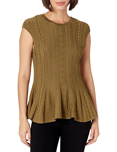 Ronny Kobo Womens Genevieve Top Olive S