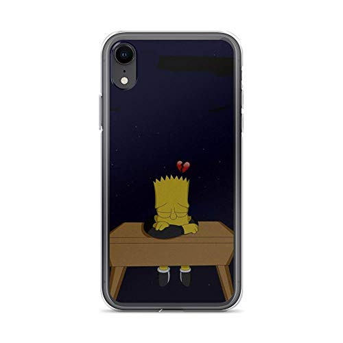 Horseshoes Compatible with iPhone XR Case Bad Bart Simpson Pure Clear Phone Cases Cover