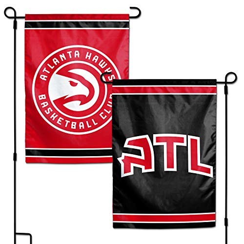WinCraft NBA Atlanta Hawks Flag12x18 Garden Style 2 Sided Flag Team Colors One Size WinCraft NBA Atlanta Hawks Flag12x18 Garden Style 2 Sided Flag Team Colors One Size