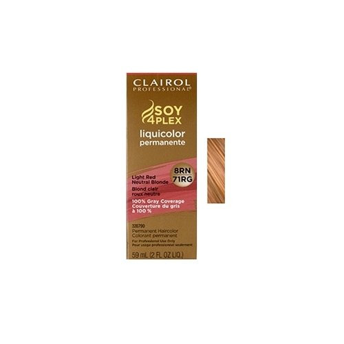 Clairol Professional Liquicolor Permanent 8Rn 71Rg Light Red Neutral Blonde 2 Ounce  59ml   2 Pack