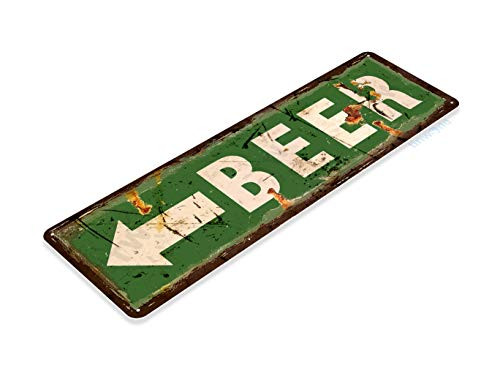 Tinworld Tin Sign Beer Arrow Rustic Bar Pub Metal Sign Decor Kitchen Cottage Garage Cave B402 Tinworld Tin Sign Beer Arrow Rustic Bar Pub Metal Sign Decor Kitchen Cottage Garage Cave B402