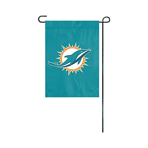 Party Animal Sports Team Logo Miami Dolphins Garden Window Flag