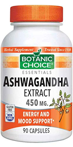 Botanic Choice Ashwagandha Extract - Energy Support Supplement - 90 Capsules