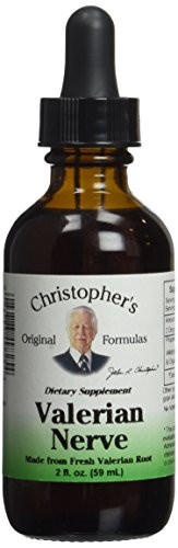 Valerian Nerve Formula  Wild Lettuce  and  Valerian Extract  Dr. Christopher 2 oz Liquid