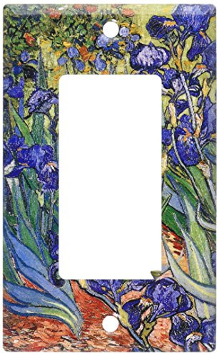 Art Plates - Van Gogh: Irises Switch Plate - Single Rocker