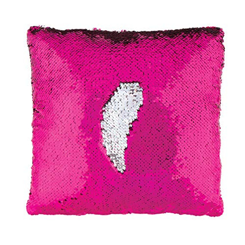 Style.Lab Pink Silver Style Lab Magic Sequin Pillow
