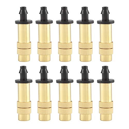 Garden Watering Nozzle 10Pcs Adjustable Copper Sprinkler Head Micro Misting Garden Watering Nozzle Garden Watering Nozzle 10Pcs Adjustable Copper Sprinkler Head Micro Misting Garden Watering Nozzle