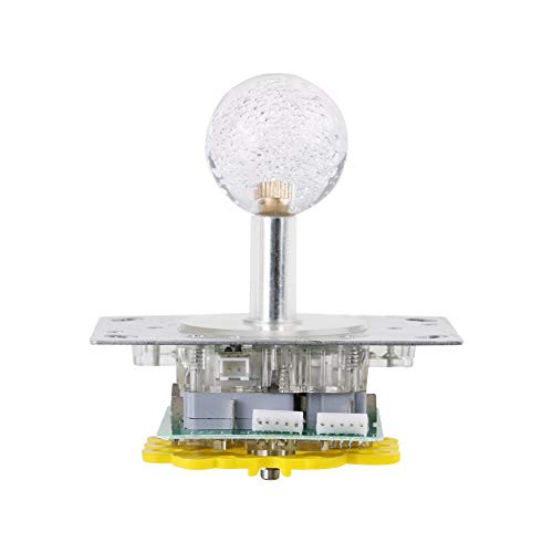 LED Colorful Illuminated Joystick Switchable from 4 to 8 Way Operation for Arcade Game DIY Kits