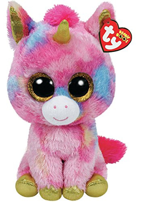 Ty Beanie Boo FANTASIA the COLORFUL UNICORN 10" Medium Size Ty Beanie Boo FANTASIA the COLORFUL UNICORN 10" Medium Size