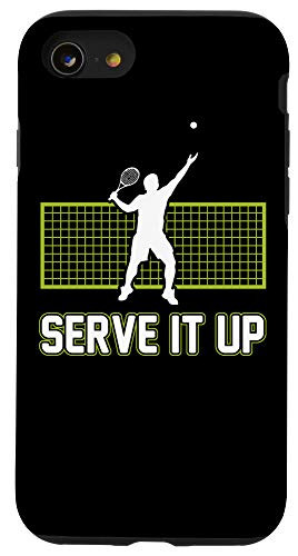iPhone SE  2020    7   8 Serve It Up Funny Retro Style Tennis Player Christmas Gift Case