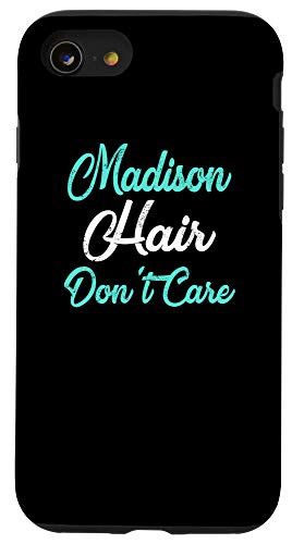 iPhone SE  2020    7   8 MADISON Hair Dont Care Phone Case Name Case