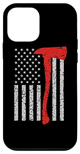 iPhone 12 mini Firefighter Thin Red Line Fireman Case