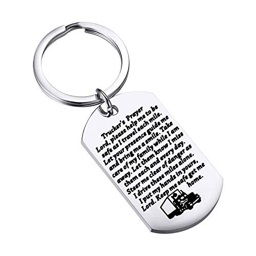 WSNANG Truck Driver Gifts Keep Me Safe Get Me Home Truckers Prayer Keychain Religious Jewelry Gift for Truck Drivers Dad Uncle Husband Boyfriend Truckers Prayer DT WSNANG Truck Driver Gifts Keep Me Safe Get Me Home Truckers Prayer Keychain Religious Jewelry Gift for Truck Drivers Dad Uncle Husband Boyfriend Truckers Prayer DT