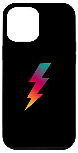 iPhone 12 Pro Max Cool Lightning Bolt Gift For Girls And Boys 90s Gradient Case
