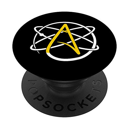 Atheist Phone Grip for Men  and  Women PopSockets PopGrip Swappable Grip for Phones  and  Tablets
