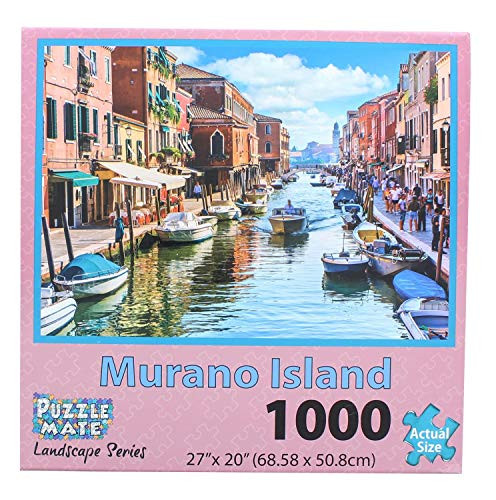 Puzzle Mate - Murano Island - 1000 Piece Jigsaw Puzzle