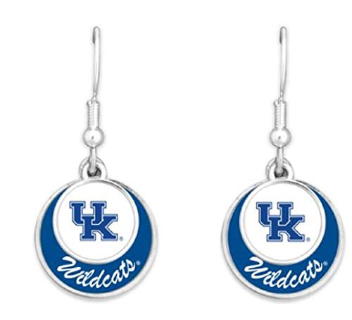 FTH 55427 University of Kentucky Wildcats Double Disk Earrings