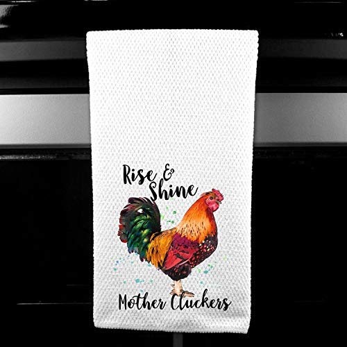 Rise and Shine Mother Clucker Rooster Chickens Gift for Friend Farm