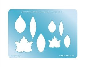 Cool Tools - Jewelry Shape Template - Leaves 2