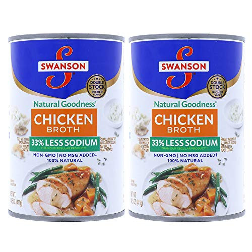 Natural Goodness Swanson Chicken Broth - Can of 14.5oz  4