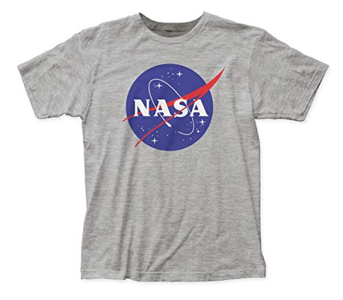 Impact Merchandising NASA Logo Fitted Jersey tee  XL  Heather Grey