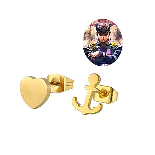JoJos Bizarre Adventure Higashikata Josuke Ear-nail Earring Uncle of Kujo Jotaro Ear Stud JoJos Bizarre Adventure Higashikata Josuke Ear-nail Earring Uncle of Kujo Jotaro Ear Stud