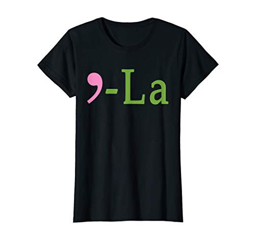 inchComma-La inch Kamala Harris Pink Green - Biden Harris 2020 T-Shirt