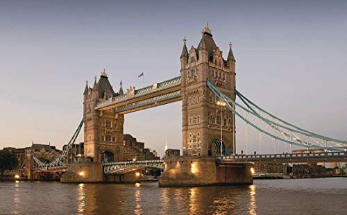 Cohude Puzzles for Adults 500 Piece Hard Large London Tower Bridge Landscape 500 Pieces Jigsaw Puzzle