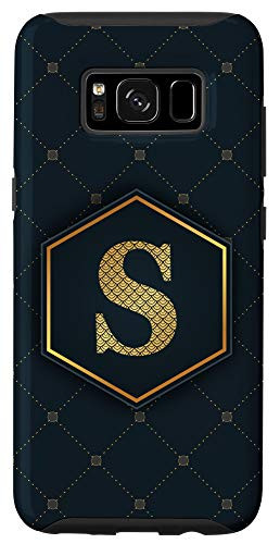 Galaxy S8 Letter S phone case Geometric pattern Chic Alphabet S Case