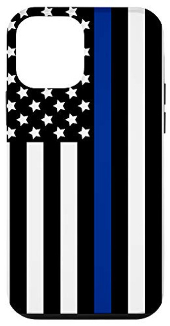 iPhone 12 mini Back the Blue Thin Blue Line American Flag Police Support Case iPhone 12 mini Back the Blue Thin Blue Line American Flag Police Support Case