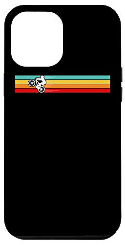 iPhone 12 Pro Max Mountain Biking Retro Strippes Fall Line Downhill For Riders Case